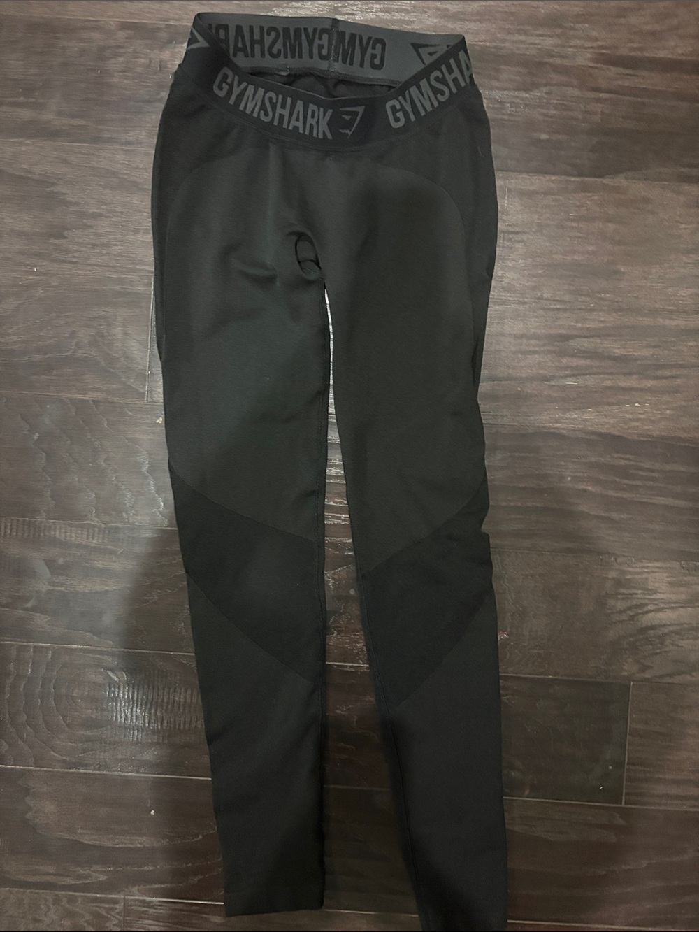 Gymshark Black Elastic-Waist Performance Leggings